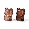 Baking Paint Transparent Glass Beads DGLA-N018-02E-2