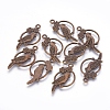 Alloy Tropical Parrot Pendants X-EA10187Y-AB-2