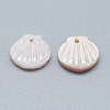 Natural White Shell Mother of Pearl Shell Charms X-SSHEL-S260-097C-2