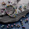 340Pcs 4 Sizes Non-magnetic Synthetic Hematite Beads G-LS0001-55-6