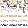 18Pcs 3 Colors Alloy Adjustable Jean Hook and Eye Hook FIND-TA0010-76-1