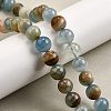 Natural Blue Calcite Beads Strands G-H312-C02-10mm-1