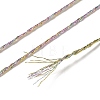 10 Skeins 12-Ply Metallic Polyester Embroidery Floss OCOR-Q057-A17-3