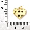 Brass Micro Pave Cubic Zirconia Pendants KK-S511-29G-01-3