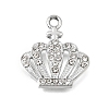 UV Plating Alloy Crystal Rhinestone Pendants RB-CBAD37D-36P-1