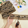 Flower Pattern Ethnic Style Embroidery Floral Polyester Ribbons OCOR-WH0070-322A-02-3