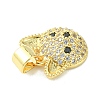 Brass Micro Pave Cubic Zirconia Charms ZIRC-F138-05G-3