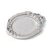 Brass Brass Pendant Cabochon Settings LS-KK-V005-02P-01-2
