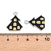 Halloween Theme Alloy Enamel Pendants ENAM-T020-08M-3