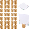 40Pcs Wood Name Card Holder DJEW-FH0011-57-1