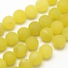 Natural Lemon Jade Round Beads Strands X-G-D677-8mm-3