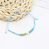 New Colorful Beaded Bracelet Sweet and Cute Girl Style Adjustable Imitation Pearl Bracelet Versatile Bracelet AR4716-6-1