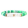 Polymer Clay Heishi Beads Stretch Bracelets for Women BK9964-14-1