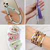 500Pcs Plating Acrylic Beads PACR-TADJ0001-01L-6