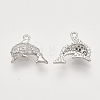 Brass Micro Pave Cubic Zirconia Charms X-KK-T048-041P-NF-2