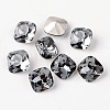 Faceted Square K9 Glass Pointed Back Rhinestone Cabochons RGLA-E007-8mm-M-3