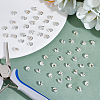 500Pcs Iron Crimp Beads Covers IFIN-ME0001-23B-5