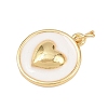 Brass Enamel Pendants X-KK-L251-02G-A04-2