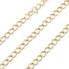 Brass Curb Chains KK-P304-02A-KCG-1