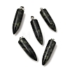 Natural Kambaba Jasper Pointed Pendants G-F820-12I-1