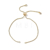 Brass Box Chains Slider Bracelet Makings KK-E068-VD012-2-1