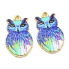 Printed Alloy Pendants ENAM-D051-16G-08-2