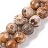 Natural Fire Crackle Agate Beads Strands G-G163-A01-01-2