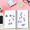 Paper Flower Bowknot Stickers DIY-CP0008-63-5