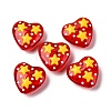 Glass Enamel Beads GLAA-Q125-01A-03-1