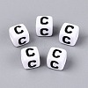 Opaque Acrylic Beads SACR-N020-04A-C-1