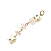 Ocean Natural Rose Quartz Chip Pendants GG-CBA3401-02G-05-2