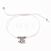 Braided Nylon Thread Anklets AJEW-AN00335-01-1
