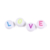Opaque Acrylic Enamel Beads SACR-Q001-06-3