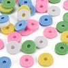 Handmade Polymer Clay Beads Strands CLAY-R089-8mm-T012-2