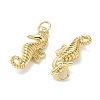 Brass Micro Pave Cubic Zirconia Animal Pendants KK-H280-05C-G-2