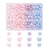 240Pcs 12 Style Opaque Acrylic Beads MACR-FS0001-05-1