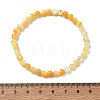 5MM Natural Yellow Shell Round Beaded Stretch Bracelets SH-CBACA76-18A-5