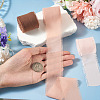 3 Rolls Polyester Raw Edges Ribbons SRIB-TAC0002-26E-7
