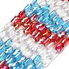 Electroplate Glass Beads Strands EGLA-P068-01A-04-1