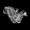 Handmade Silver Foil Lampwork Pendants LA-CBAD4D2-01B-1