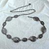 Tibetan Style Zinc Alloy & Iron Oval Link Chain Waist Belly Chains WGB4B33-01-2