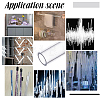 Transparent Acrylic Pipe AJEW-WH0475-51M-5
