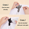 5Pcs Felt Glass Beads Ornament Accessories PATC-FG0003-76-3