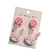 Acrylic Dangle Stud Earrings FS-WGFB232-01-5