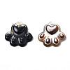 Natural Black Lip Shell Charms SSHEL-S258-98C-2