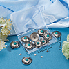 Gorgecraft 10Pcs 1-Hole Alloy & Turquoise Decorative Rivets FIND-GF0003-47-7