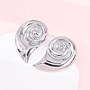 304 Stainless Steel Stud Earrings for Women EJEW-K306-06P-3