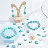 200Pcs Dyed Synthetic Turquoise and Howlite Beads G-SC0002-42-4