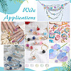 120g 10 Colors AB Color Plated 3D Nail Art Glass Mini Ball Beads MRMJ-PH0003-05-5