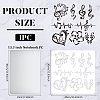 Plastic Reusable Drawing Painting Stencils Templates DIY-WH0172-399-2